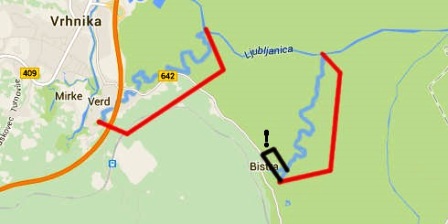 Ljubija-bistra-rd-vrhnika-map web