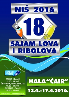 Sajam lova i ribolova u Nišu 2016.