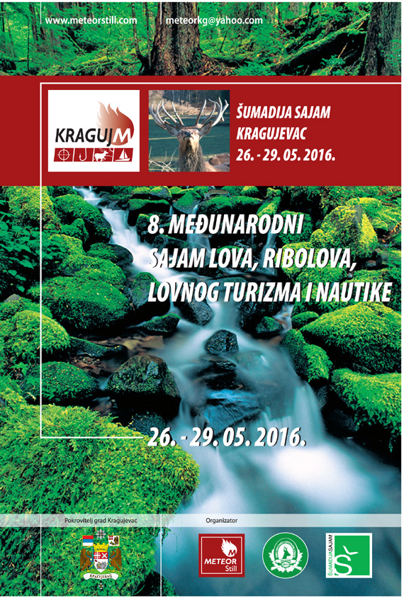 Međunarodni sajam lova, ribolova, lovnog turizma i nautike  KRAGUJ M 2016 – u toku