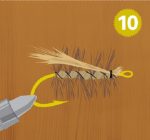 tying-the-elk-hair-caddis gotova mušica