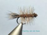 Brown Palmer, hook Dohiku 301 size #14