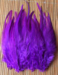 materijal fly-tying-hackle-feathers-bulk-bag-choice10-colours-pike-bass-streamers-colour-purple