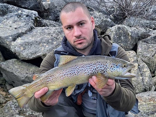 Potočna pastrva na otvoru sezone Ante Bikić